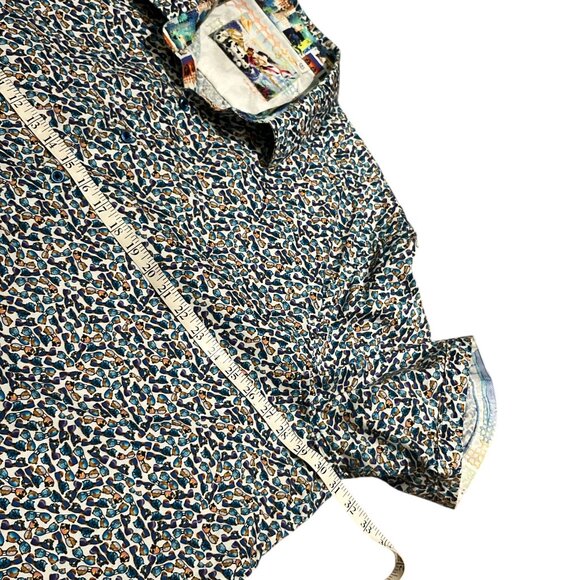 ROBERT GRAHAM Men's Short Sleeved Shirt Size 3XL Sunglasses Vacation 100% Cotton - Picture 9 of 12